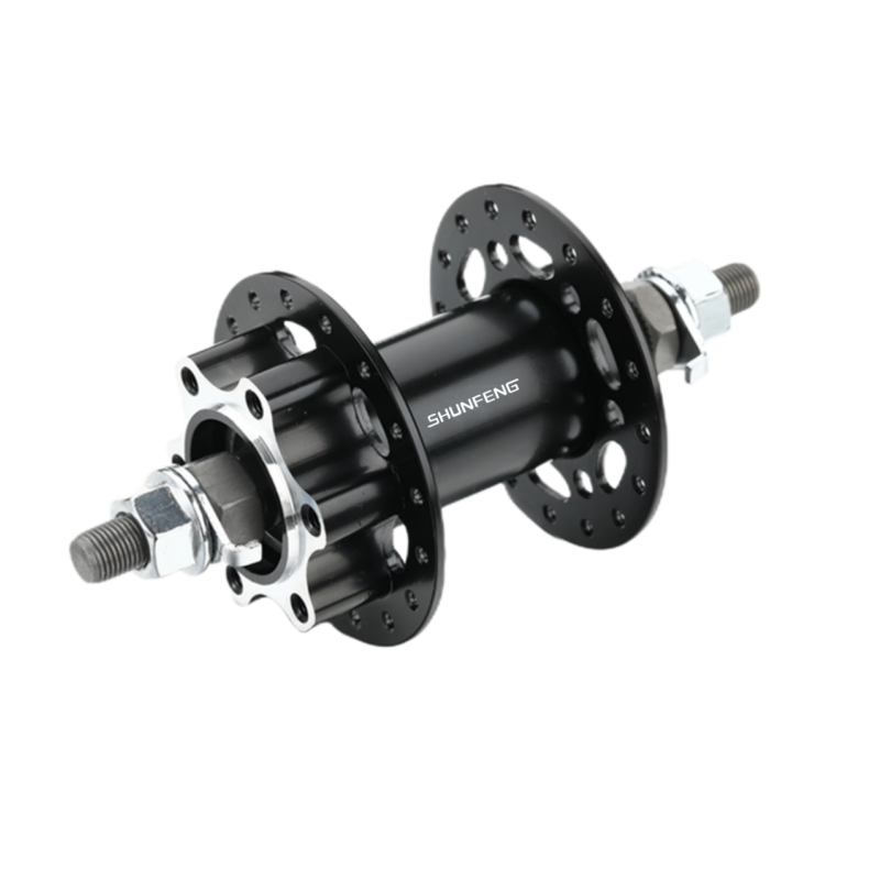 Cubo MTB de eixo sólido HB25FB de 6 parafusos