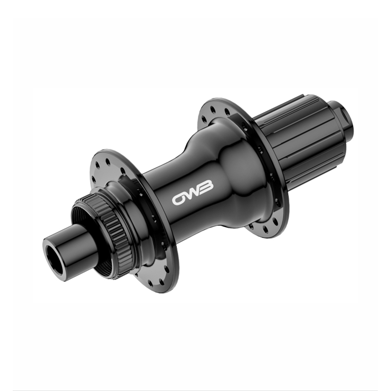 Cubo de MTB de alumínio com eixo passante MC-241/2481R de 12 mm com mecanismo de lingueta